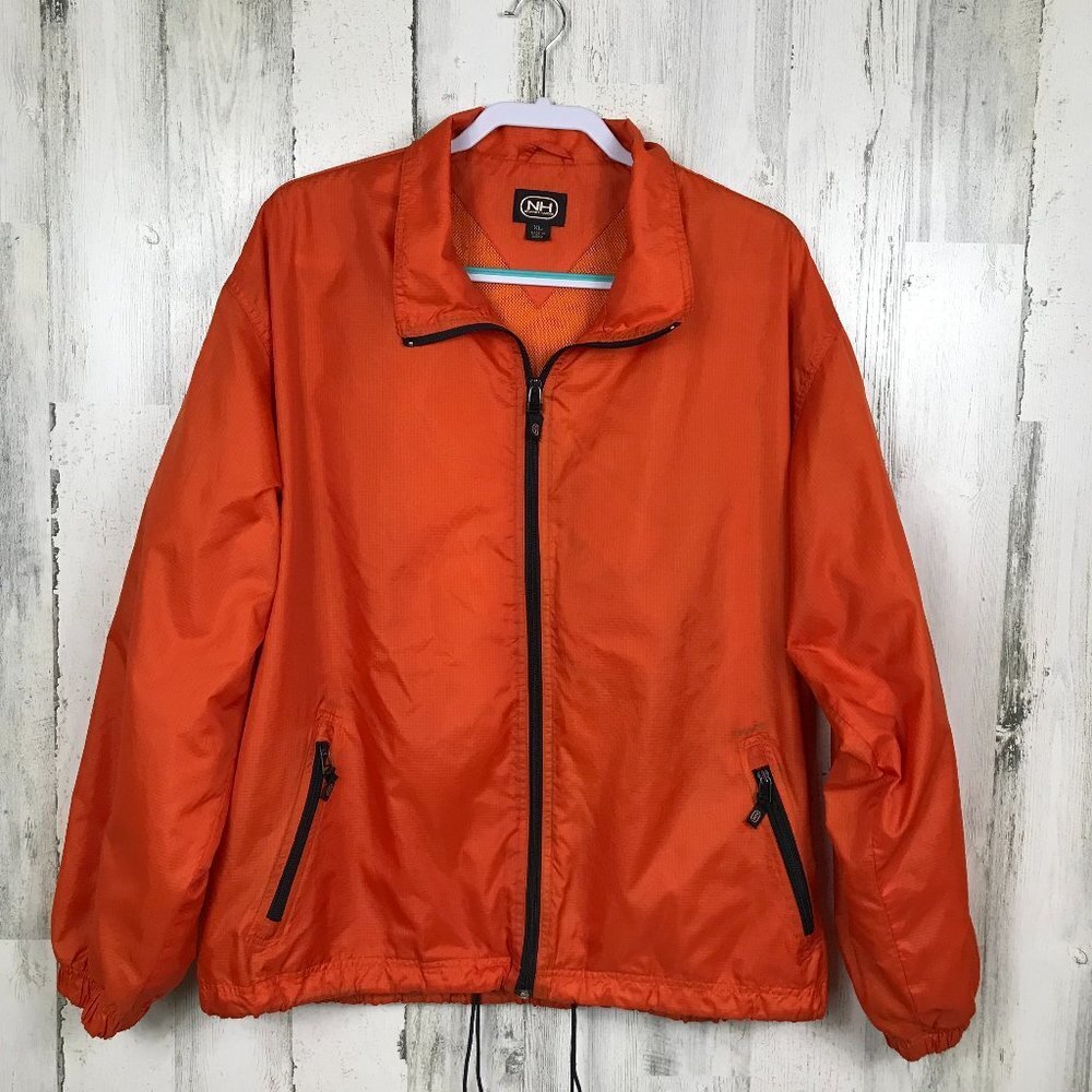 Newport Harbor windbreaker jacket orange activewear XL hunting‎ outdoors fishing